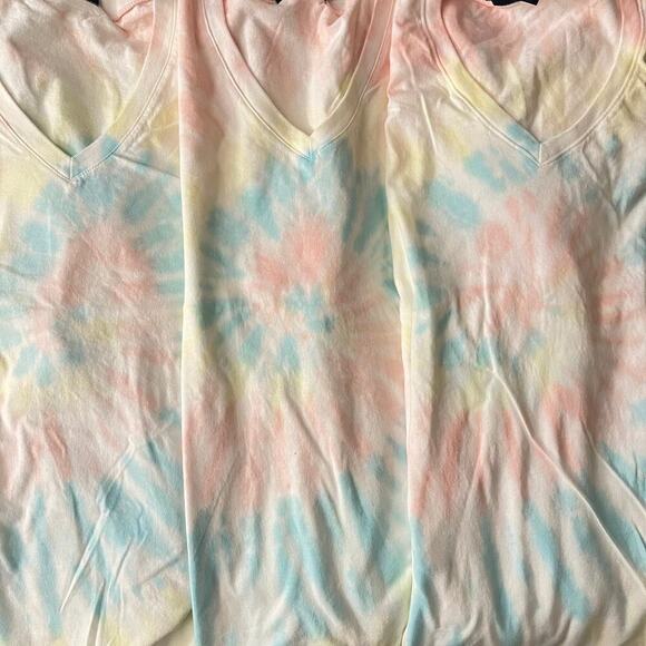 Spirit Jersey NEW Unisex XS/S/M Oversized Tie-Dye Top Long Sleeve Drop Shoulder - Picture 9 of 9